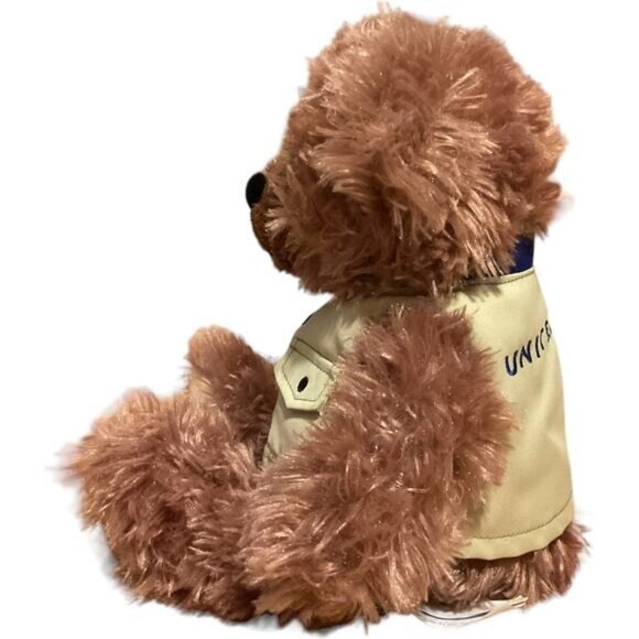 United Airlines Build-A-Bear Workshop Teddy Bear With Vest 12" Plush Polyester F - Picture 7 of 8